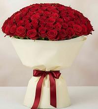 Букет 101 Красная роза Милано в Богородском