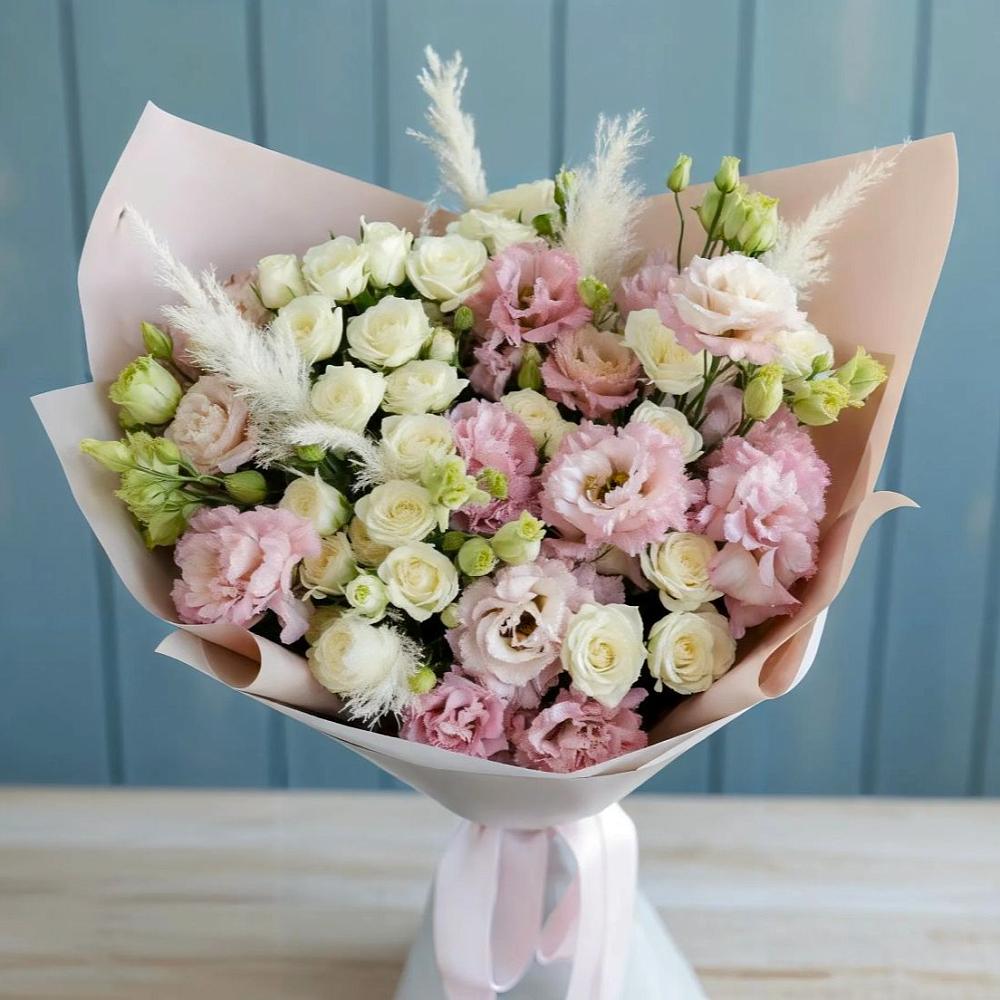 Букет цветов из: Альстромерии и Розы в Богородском