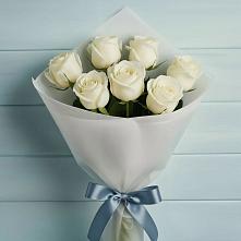 Букет 7 Белых роз Эдлесс Лав #REPLACE_PRED# Богородском