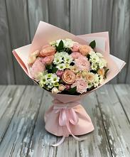 Букет цветов из:  Гвоздики, Розы и Хризантемы в Богородском