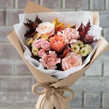 Букет цветов из:  Гвоздики, Хризантемы и Розы в Богородском