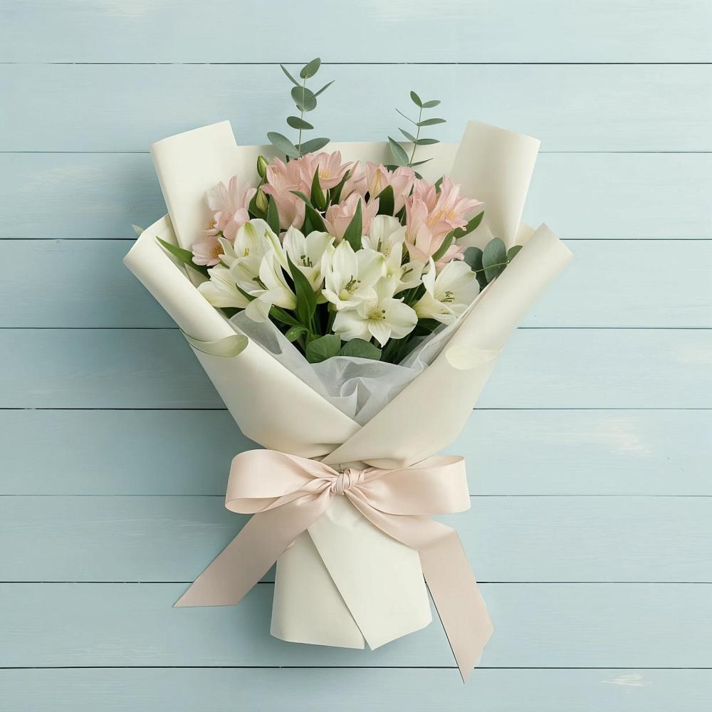 Букет цветов из: Альстромерии в Богородском