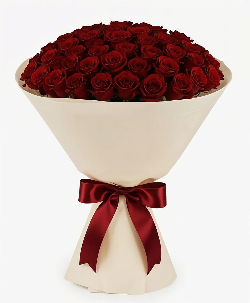 Букет 101 Бордовая роза Блэк Бакарра в Богородском